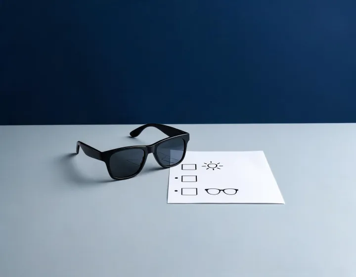 Polarized uv400 sunglasses brief checklist on a sourcing desk